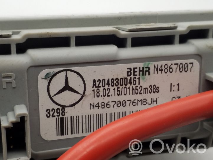 Mercedes-Benz C AMG W204 Scambiatore elettrico riscaldamento abitacolo A2048300461