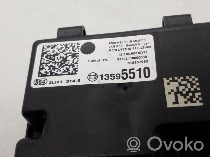 Chevrolet Cruze II Keyless (KESSY) go control unit/module 13595510