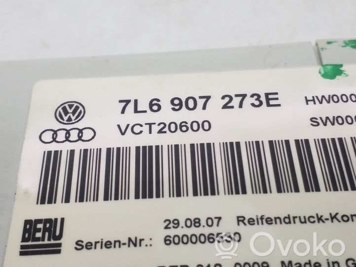 Volkswagen Touareg I Rengaspaineen valvontayksikkö 7L6907273E