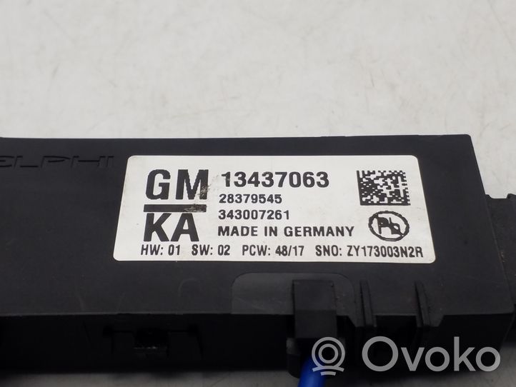 Opel Zafira C Sensor ultrasónico 13437063