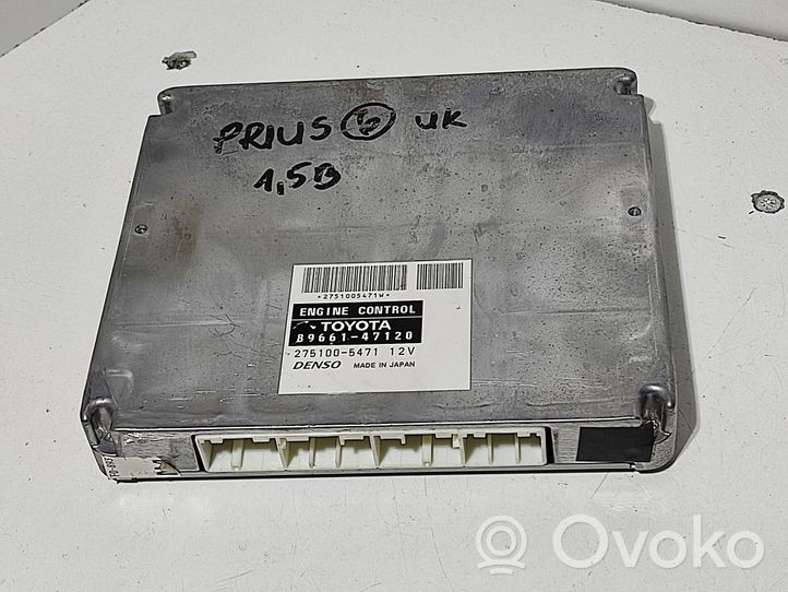 Toyota Prius (XW20) Unité de commande, module ECU de moteur 8966147120