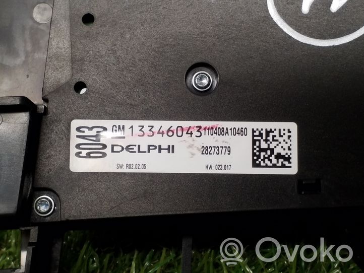 Opel Meriva B Panel klimatyzacji 13346043