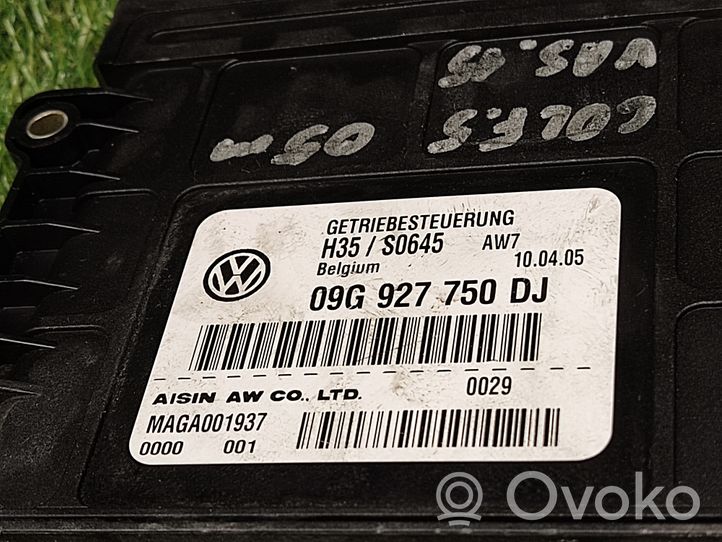 Volkswagen Golf V Vaihdelaatikon ohjainlaite/moduuli 09G927750DJ