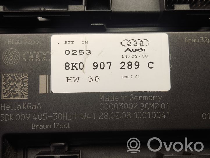Audi A5 8T 8F Moduł / Sterownik komfortu 8K0907289C