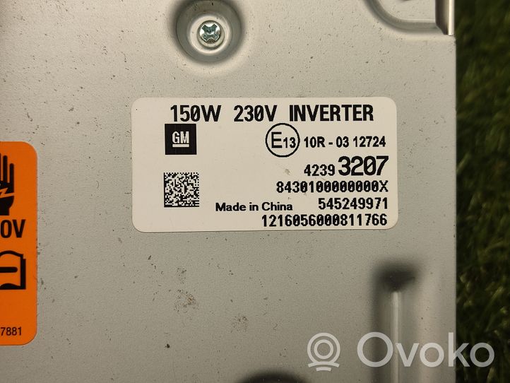 Opel Mokka Convertitore di tensione inverter 42393207