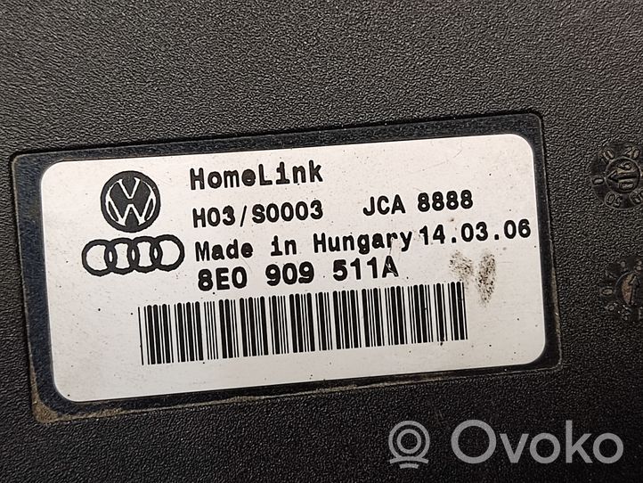 Audi Q7 4L Garažo vartų jungtukas 8E0909511A