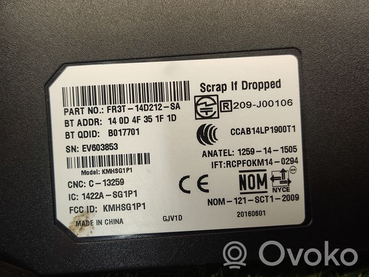 Ford Focus Module unité de contrôle Bluetooth FR3T14D212SA