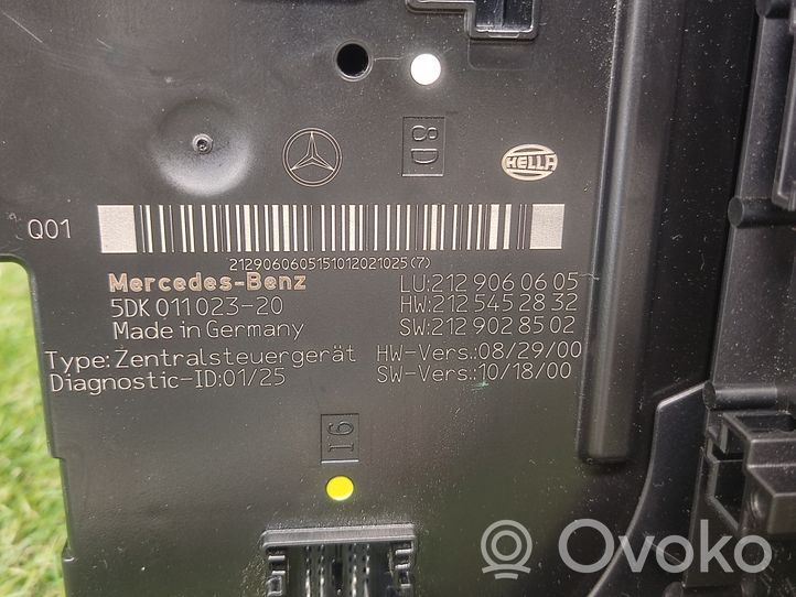 Mercedes-Benz E W212 Unité de contrôle à bord d'alimentation 2129060605
