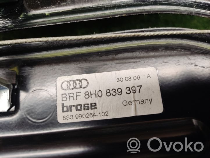 Audi A4 S4 B7 8E 8H Alzacristalli della portiera posteriore con motorino 8H0839397