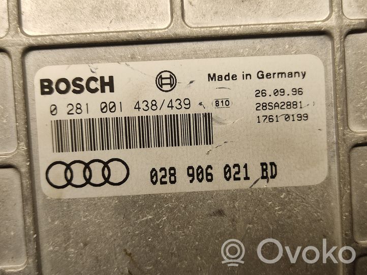 Audi A4 S4 B5 8D Komputer / Sterownik ECU silnika 028906021BD