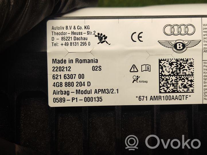 Audi A6 S6 C7 4G Passenger airbag 4G8880204D