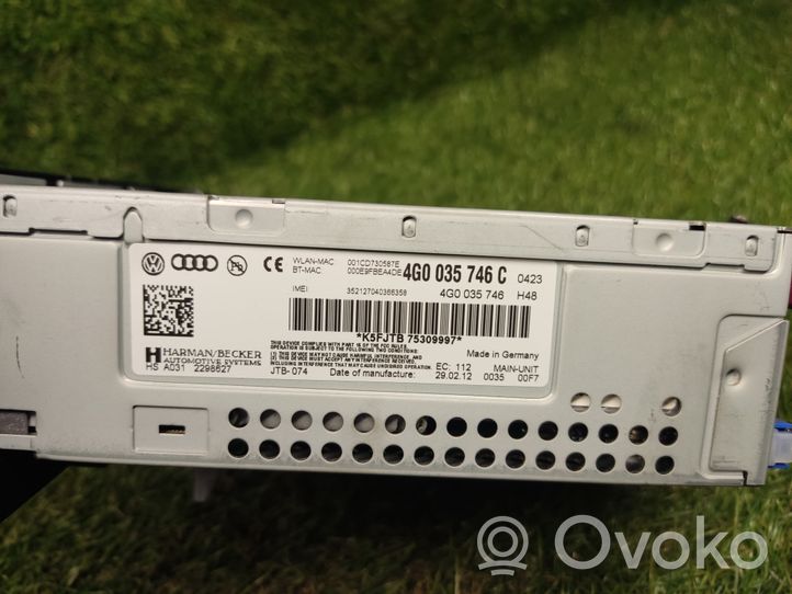 Audi A6 S6 C7 4G Radio/CD/DVD/GPS-pääyksikkö 4G0035746C