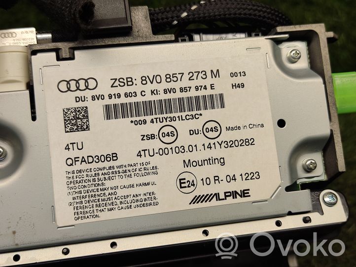Audi A3 S3 8V Monitor / wyświetlacz / ekran 8V0857273M