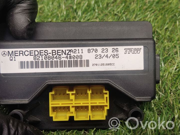 Mercedes-Benz E W211 Sensore di pressione del sedile A2118702326