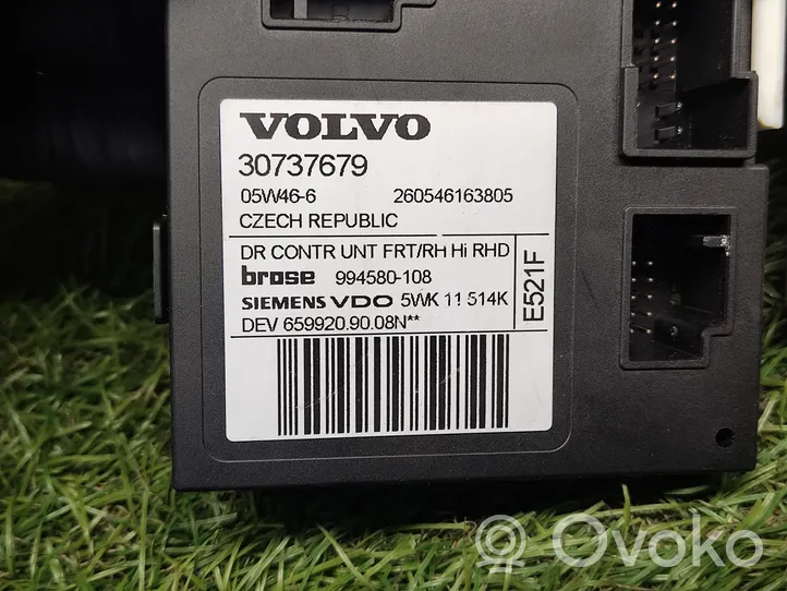 Volvo V50 Motorino alzacristalli della portiera anteriore 30737679