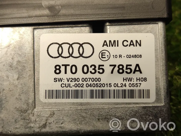 Audi A4 S4 B8 8K Pääyksikkö multimedian ohjaus 8T0035785A