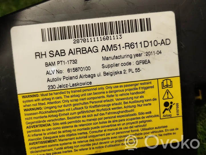 Ford Focus Airbag sedile AM51R611D10AD