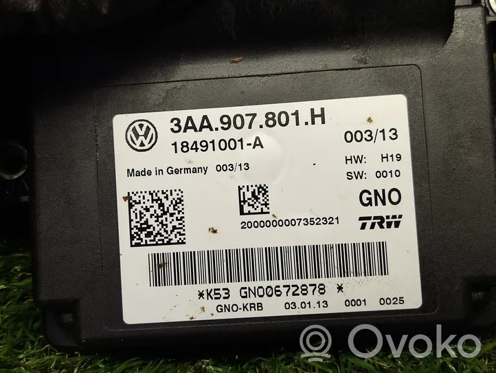 Volkswagen PASSAT CC Module de commande de frein à main 3AA907801H