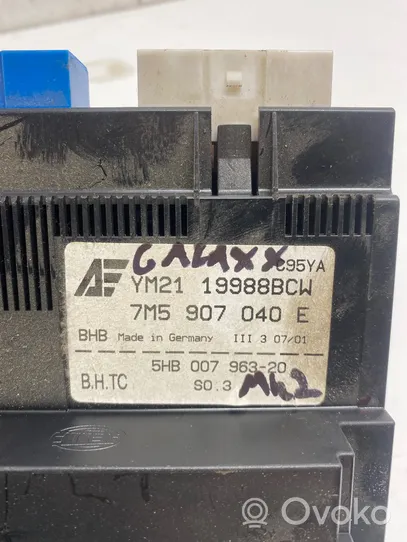 Ford Galaxy Panel klimatyzacji 7M5907040E