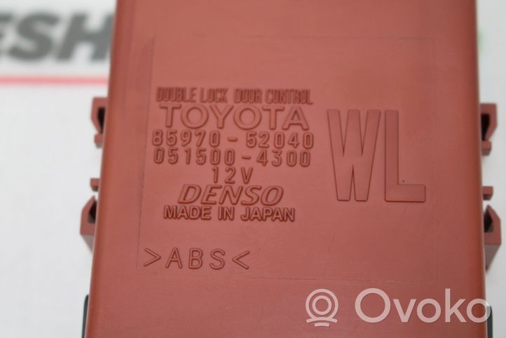 Toyota Yaris Unité de commande module de porte 8597052040