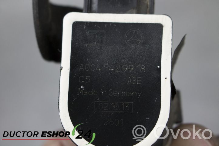 Mercedes-Benz A W176 Sensor de altura del nivel de la suspensión neumática trasera A0045429918