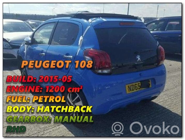 Peugeot 108 Bouton commande réglage hauteur de phares 