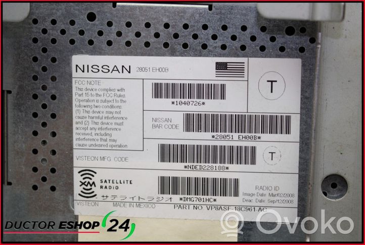 Nissan Murano Z51 Muut ohjainlaitteet/moduulit 28051EH00B