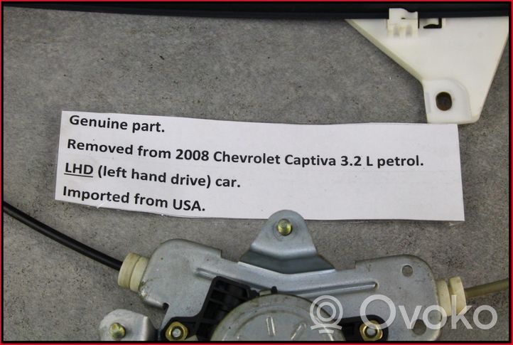 Chevrolet Captiva Elektryczny podnośnik szyby drzwi tylnych 96627082