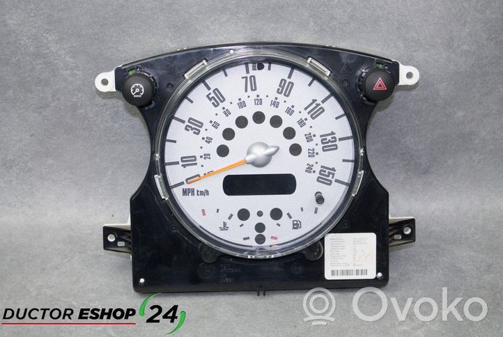 Mini One - Cooper Cabrio R52 Compteur de vitesse tableau de bord 62116936282