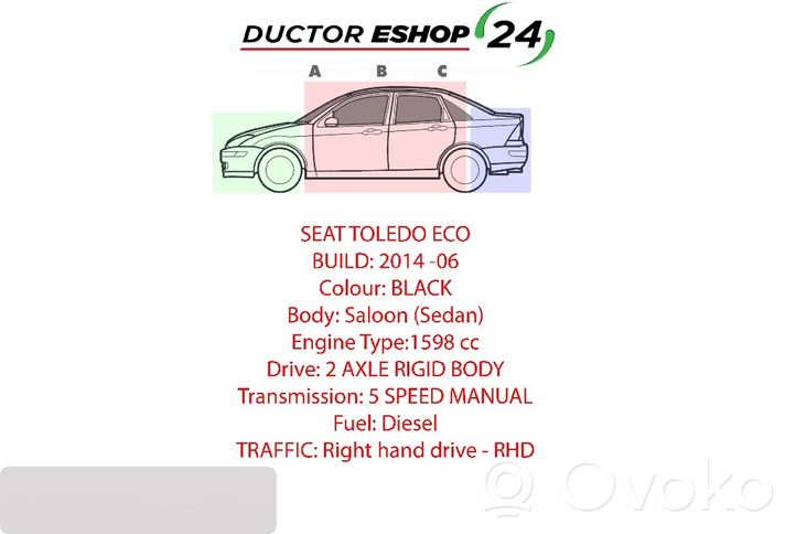 Seat Toledo IV (NH) Autres pièces intérieures 5JA867615A