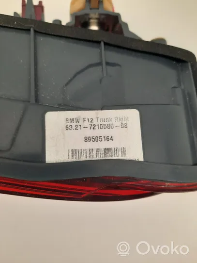 BMW 6 F06 Gran coupe Tailgate rear/tail lights 89505164