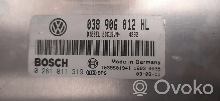 Volkswagen Polo Moottorin ohjainlaite/moduuli 038906012HL