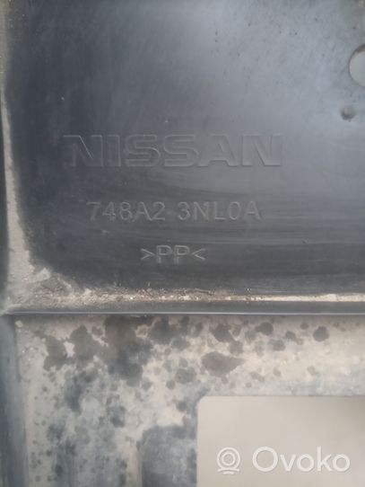 Nissan Leaf I (ZE0) Copertura/vassoio paraurti sottoscocca posteriore 