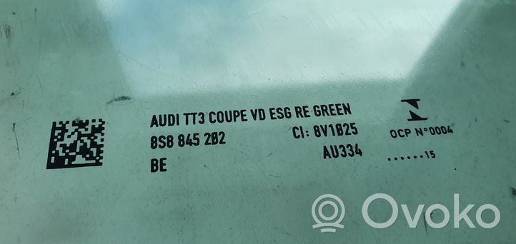 Audi TT TTS RS Mk3 8S Etuoven ikkunalasi, coupe 