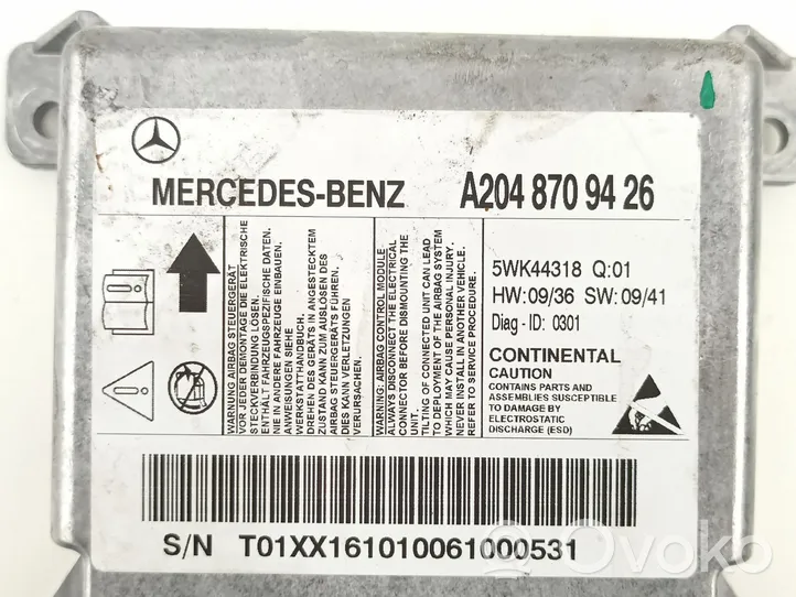 Mercedes-Benz CLK AMG A208 C208 Kit d’airbag A2046803787