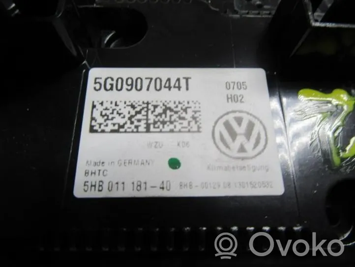 Volkswagen Golf SportWagen Ilmastoinnin ohjainlaite/moduuli 5G0907044T