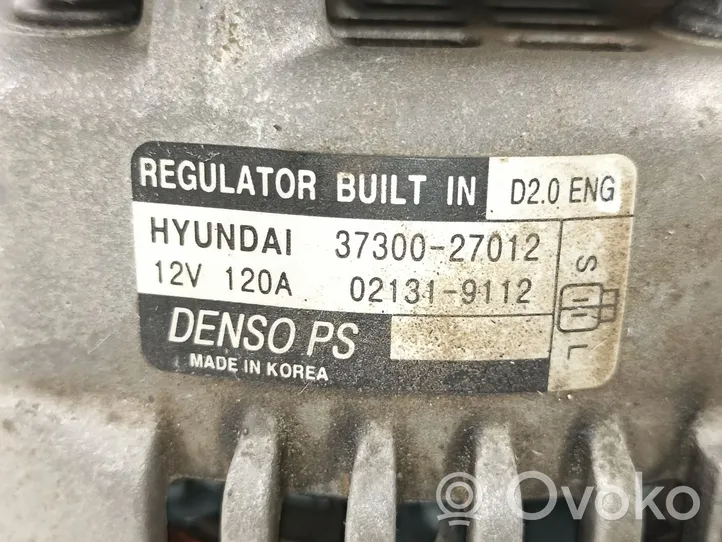 Hyundai Elantra Generatore/alternatore 3730027012