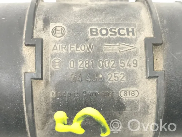 Opel Combo C Débitmètre d'air massique 93177718