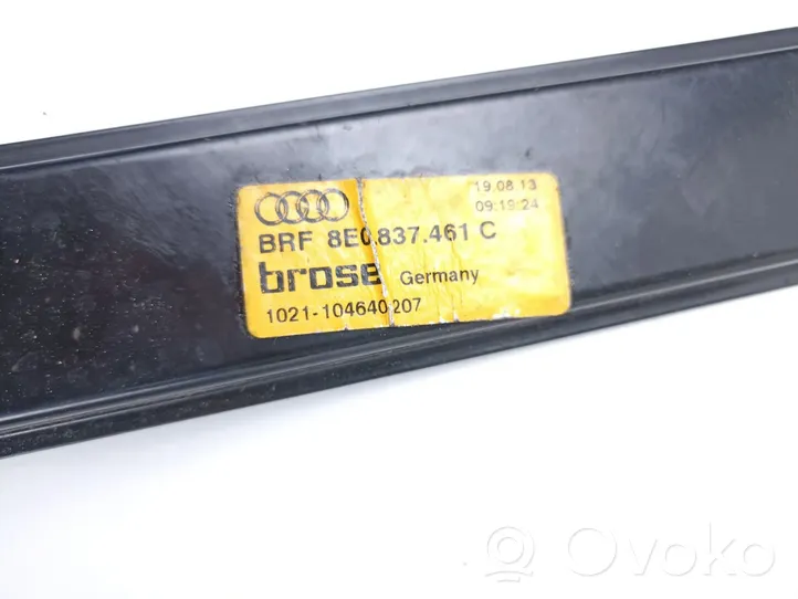 Audi A4 Allroad Mechaninis priekinio lango pakėlimo mechanizmas 8E0837461C