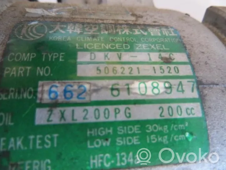 SsangYong Korando Kompresor / Sprężarka klimatyzacji A/C 5062211520