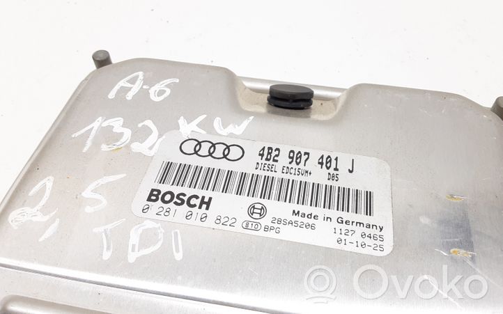 Audi A6 S6 C5 4B Sterownik / Moduł ECU 0281010822