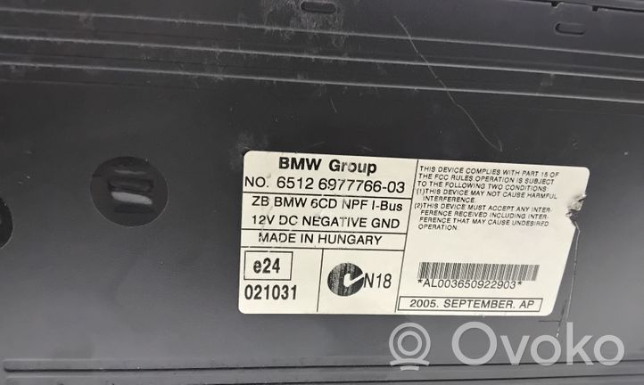 BMW X5 E53 CD/DVD-vaihdin 65126977766