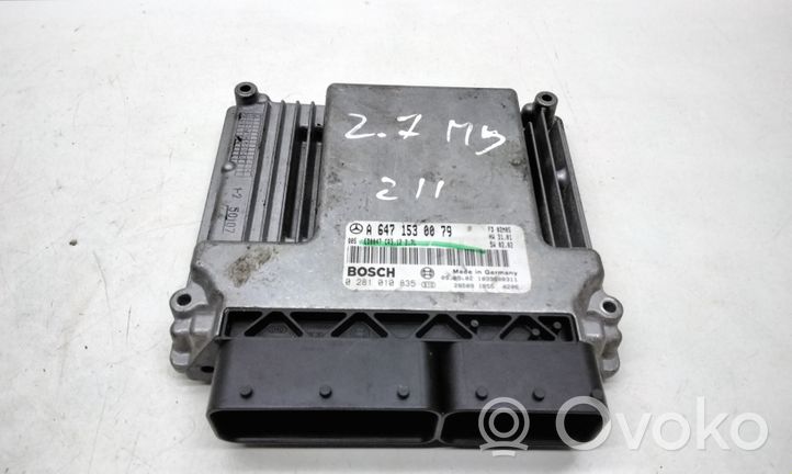 Mercedes-Benz E W211 Calculateur moteur ECU A6471530079