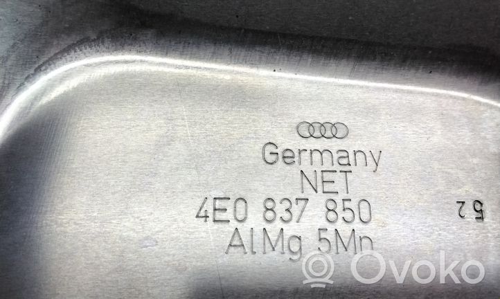 Audi A8 S8 D3 4E Meccanismo di sollevamento del finestrino anteriore senza motorino 4E0837850