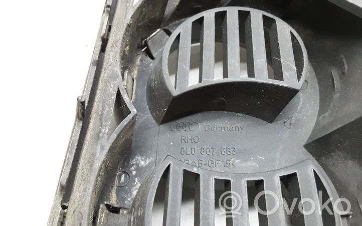 Audi A3 S3 8L Griglia superiore del radiatore paraurti anteriore 8L0807683