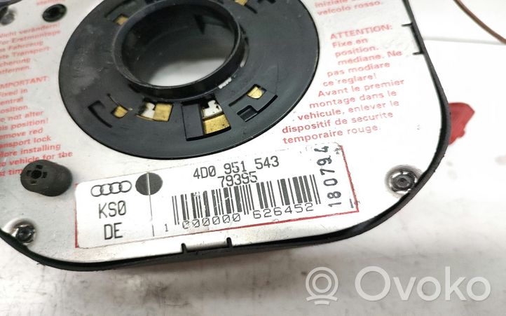 Audi A8 S8 D2 4D Innesco anello di contatto dell’airbag (anello SRS) 4D0951543