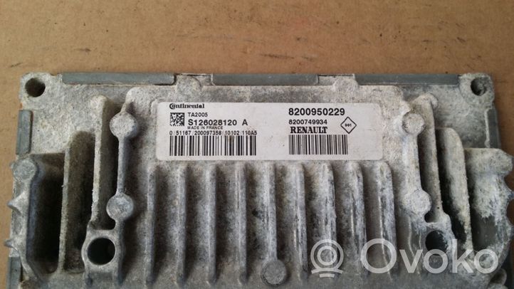 Renault Modus Module de contrôle de boîte de vitesses ECU 8200950229