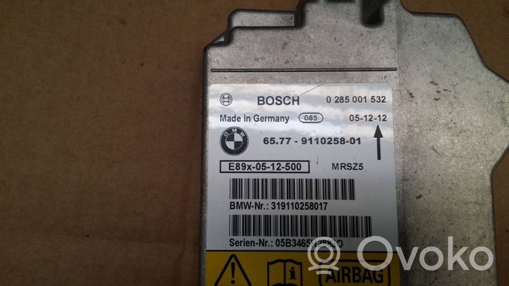 BMW 3 E90 E91 Airbag control unit/module 6577911025801