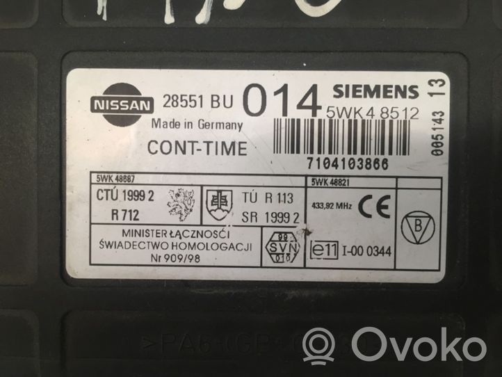 Nissan Almera Tino Module confort 28551BU