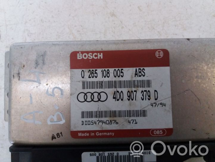 Audi A4 S4 B5 8D Unidad de control/módulo del ABS 4D0907379D